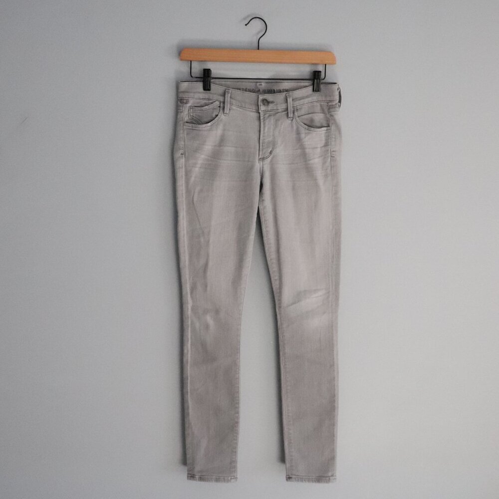 Citizens of Humanity‎ Avedon Grey Light Wash 5-Pocket Skinny Denim Jeans